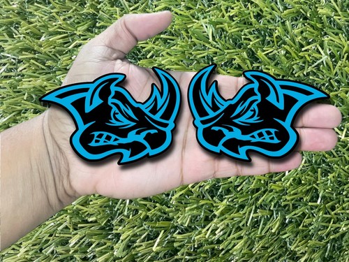 Rhino car emblem badge custom - car,
