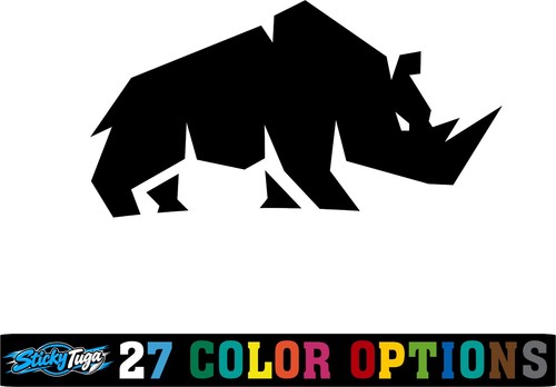 Rhino rhinoceros vinyl - rhino, decal