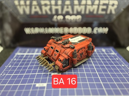 40k blood angels rhino pro - blood,