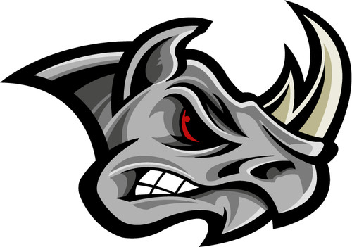 Angry rhinoceros head car - head,