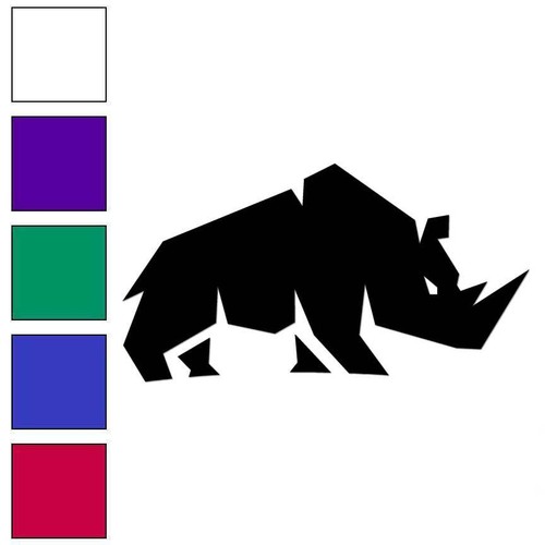 Rhino rhinoceros vinyl - vinyl, decal